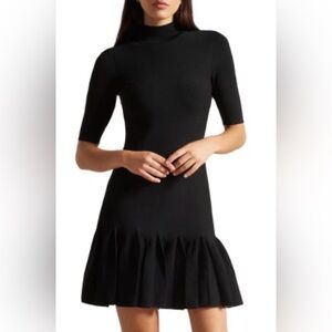 Ted Baker Canddy Fit And Flare Dress Black NWT Sz US 10 M. NWT